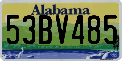 AL license plate 53BV485