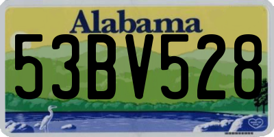AL license plate 53BV528