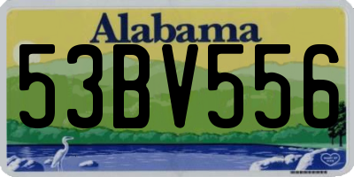 AL license plate 53BV556