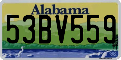 AL license plate 53BV559