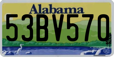 AL license plate 53BV570