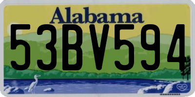 AL license plate 53BV594