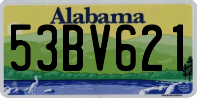 AL license plate 53BV621