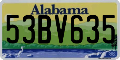 AL license plate 53BV635