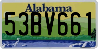 AL license plate 53BV661