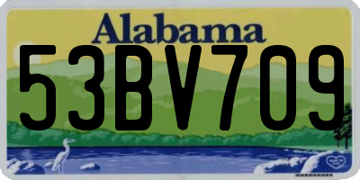 AL license plate 53BV709