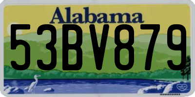 AL license plate 53BV879