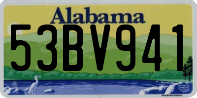 AL license plate 53BV941