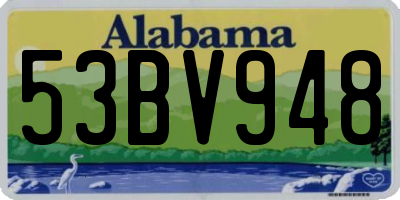 AL license plate 53BV948