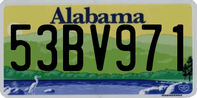 AL license plate 53BV971
