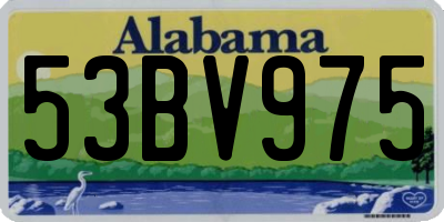 AL license plate 53BV975