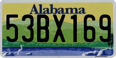 AL license plate 53BX169