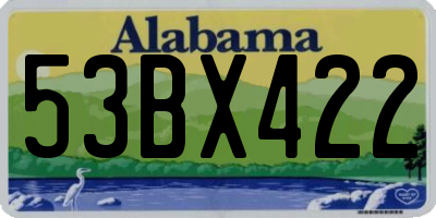 AL license plate 53BX422