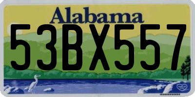 AL license plate 53BX557