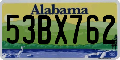 AL license plate 53BX762