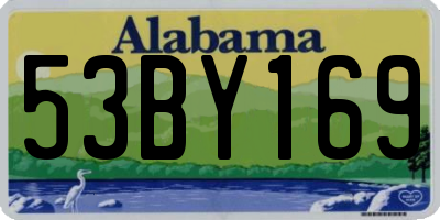 AL license plate 53BY169