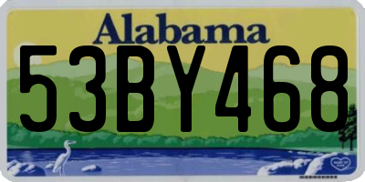 AL license plate 53BY468