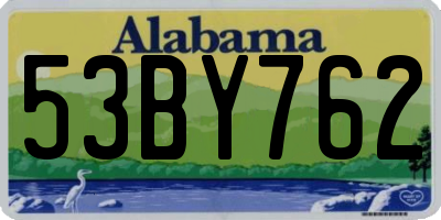 AL license plate 53BY762