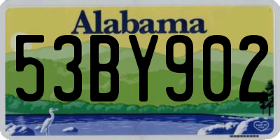 AL license plate 53BY902