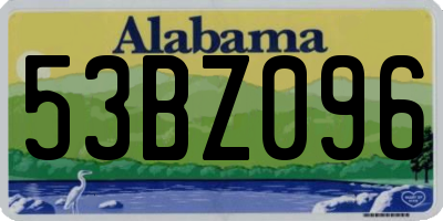 AL license plate 53BZ096