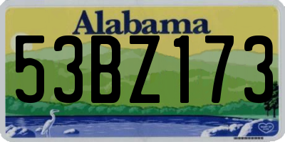 AL license plate 53BZ173