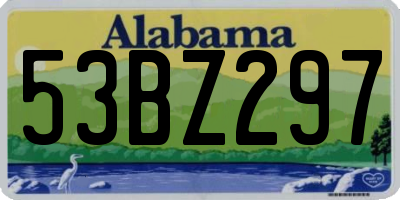 AL license plate 53BZ297