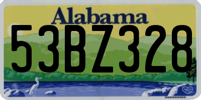 AL license plate 53BZ328