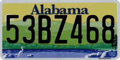 AL license plate 53BZ468