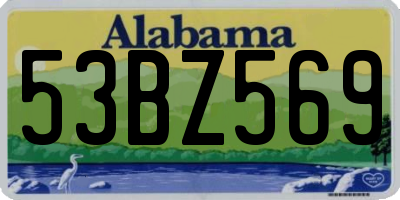 AL license plate 53BZ569