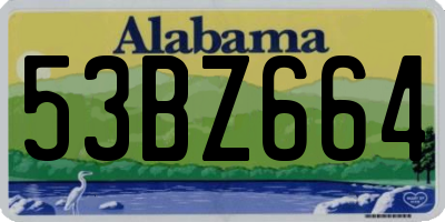 AL license plate 53BZ664