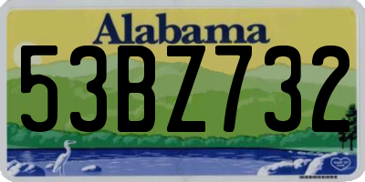 AL license plate 53BZ732