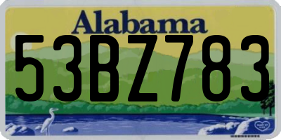AL license plate 53BZ783