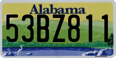 AL license plate 53BZ811