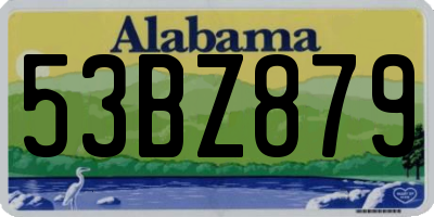 AL license plate 53BZ879