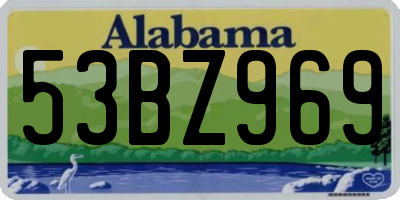 AL license plate 53BZ969