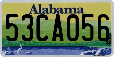 AL license plate 53CA056