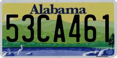 AL license plate 53CA461