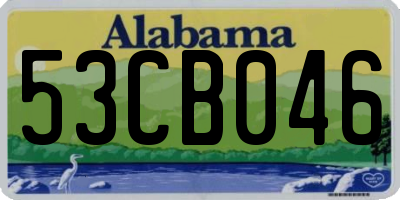 AL license plate 53CB046