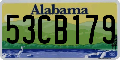 AL license plate 53CB179