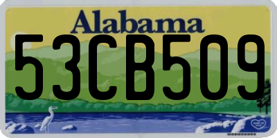 AL license plate 53CB509