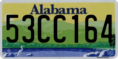 AL license plate 53CC164