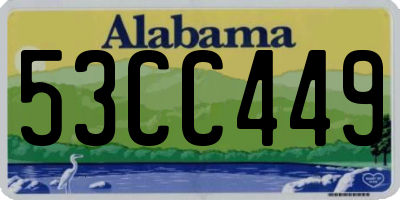 AL license plate 53CC449