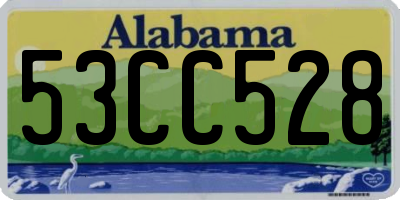 AL license plate 53CC528
