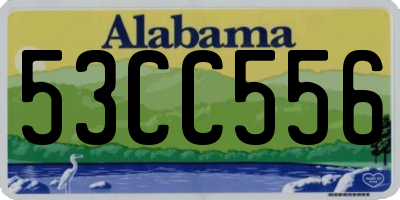 AL license plate 53CC556