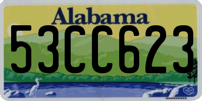 AL license plate 53CC623