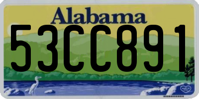 AL license plate 53CC891