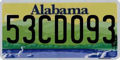 AL license plate 53CD093
