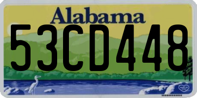 AL license plate 53CD448
