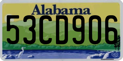 AL license plate 53CD906