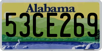 AL license plate 53CE269